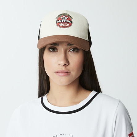 MOTUL BASEBALL CAP UNISEX weiß/schwarz
