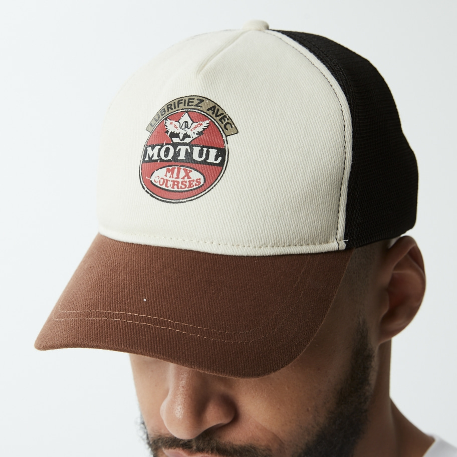MOTUL BASEBALL CAP UNISEX white/black