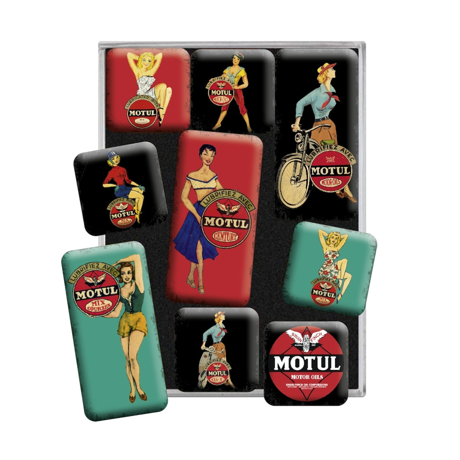 Motul Historical Logo Magnet set