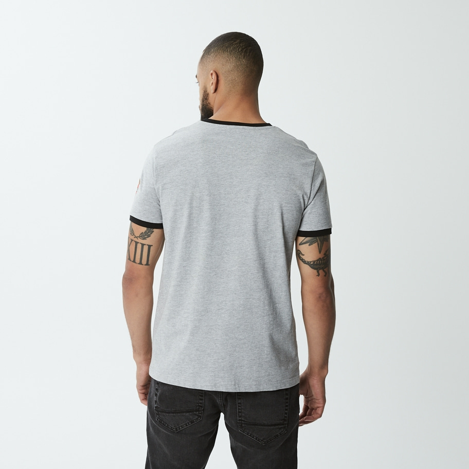 MOTUL Kurzärmeliges T-Shirt hell grau meliert