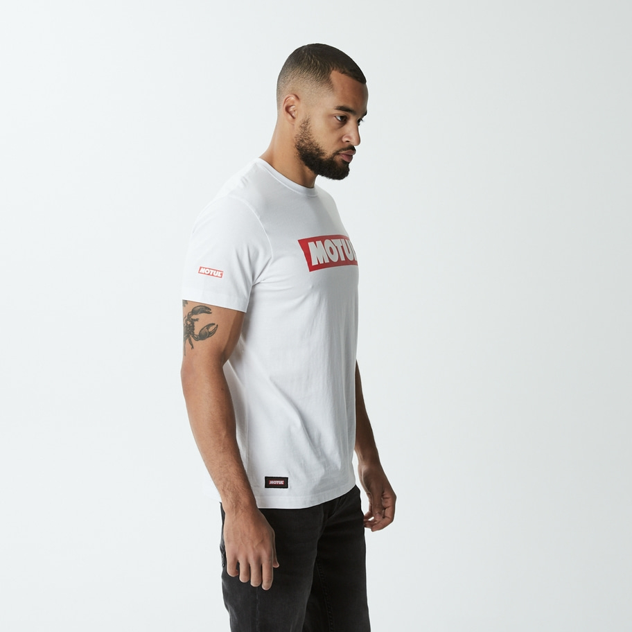 MOTUL Short Sleeve T-Shirt white
