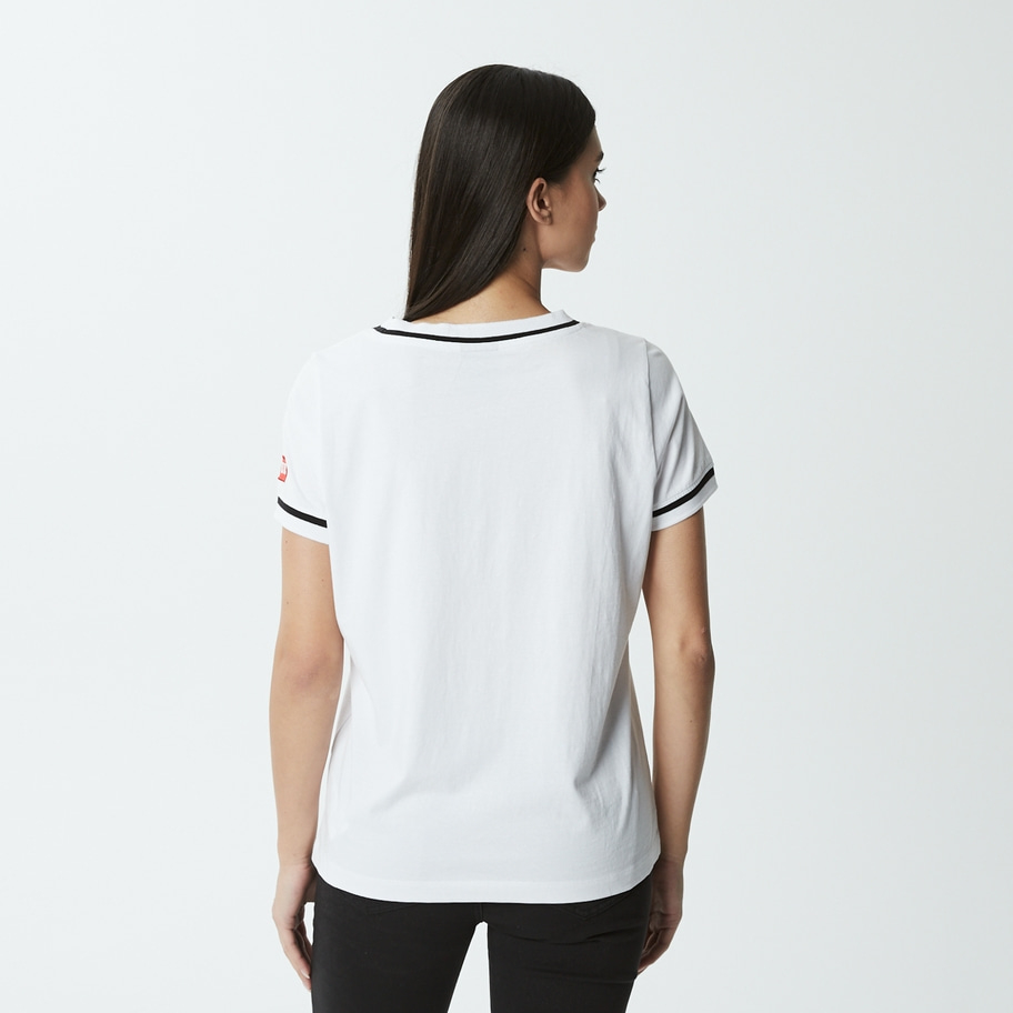 Motul Kurzärmeliges T-Shirt weiß