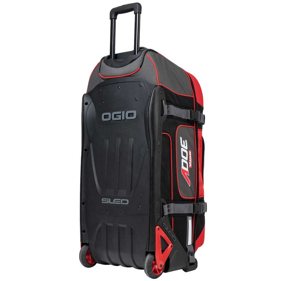 OGIO SLED 300V Motul Gepäck Trolley, schwarz, rot, grau, Rollen, Griff, Logo