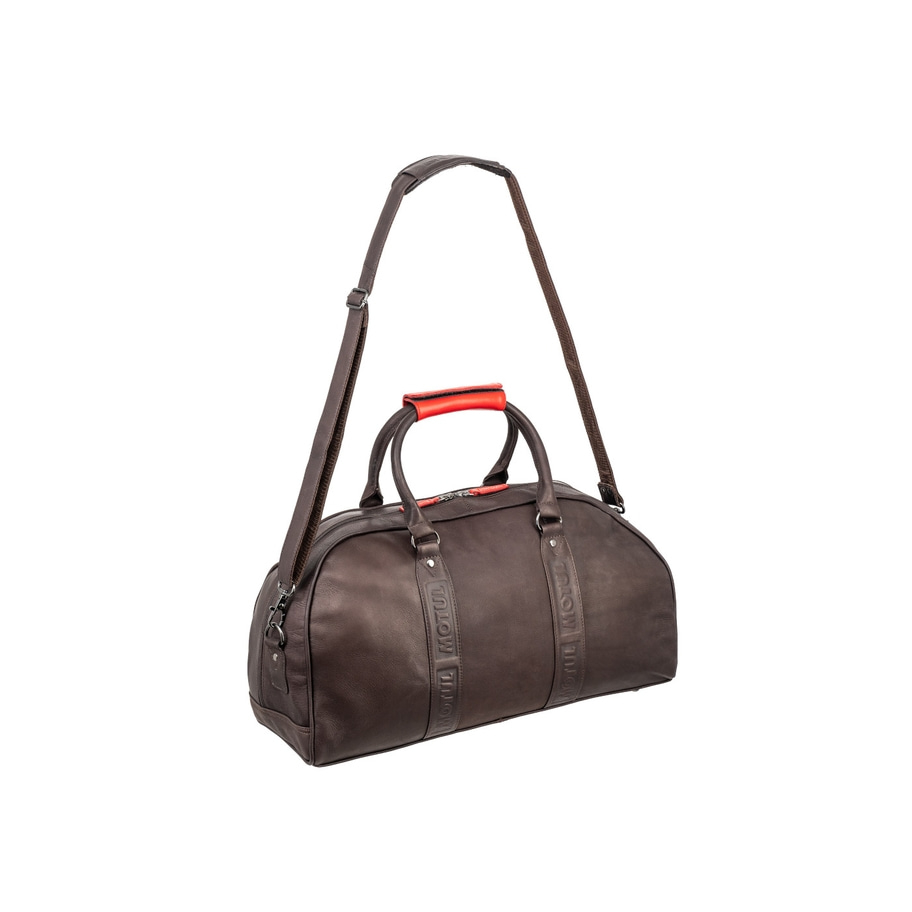 LEATHER DUFFLE BAG MOCHA