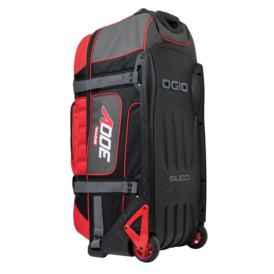 OGIO-Reisetasche, rot, schwarz, grau, Räder, SLED, 300V, Motul, Gepäck, Reise