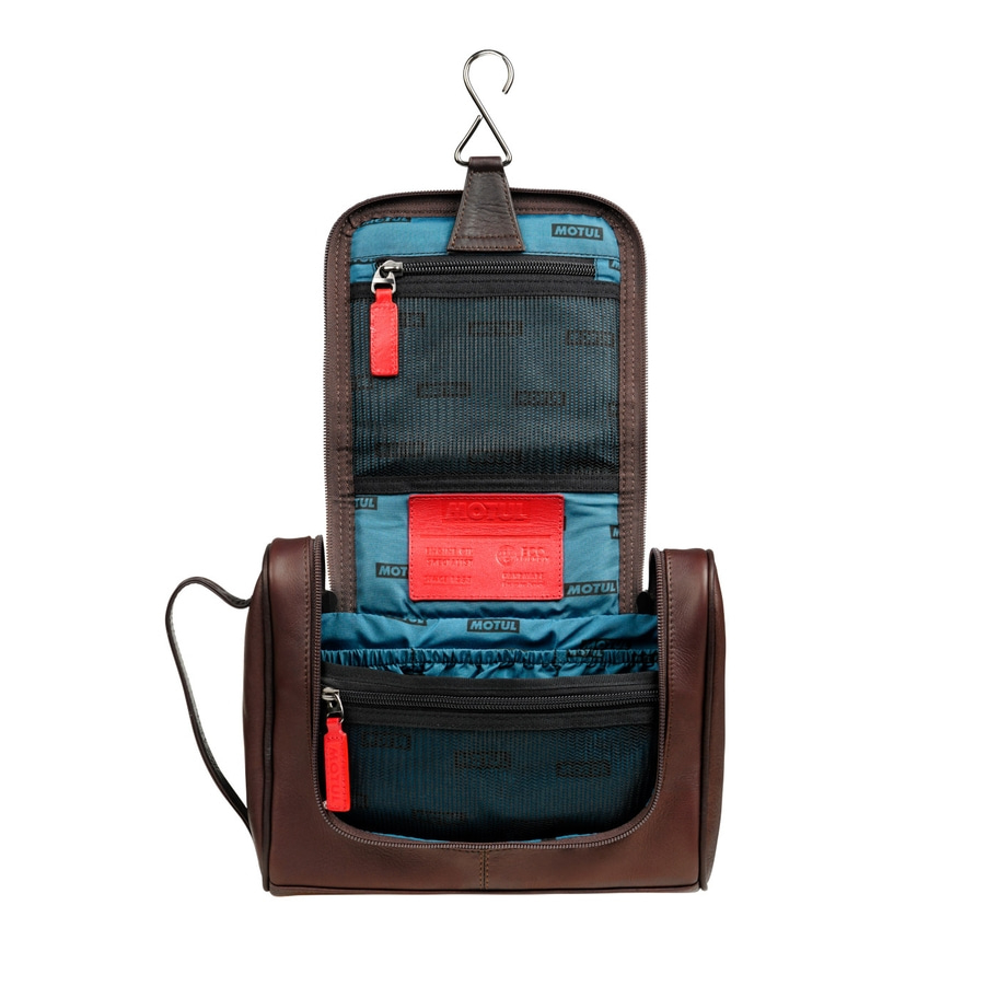 LEATHER DUFFLE BAG COGNAC