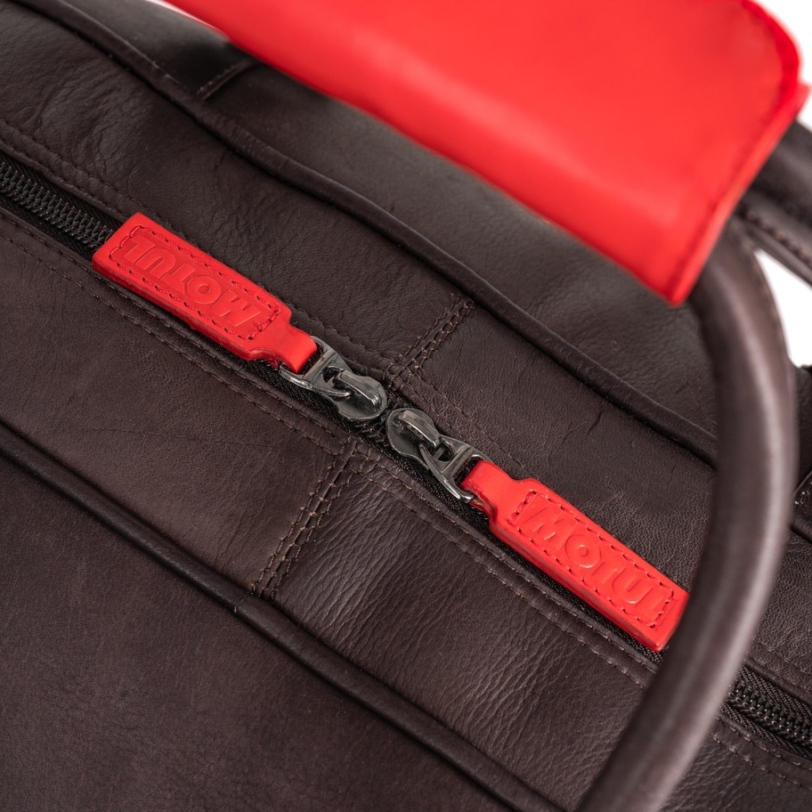 LEATHER DUFFLE BAG MOCHA