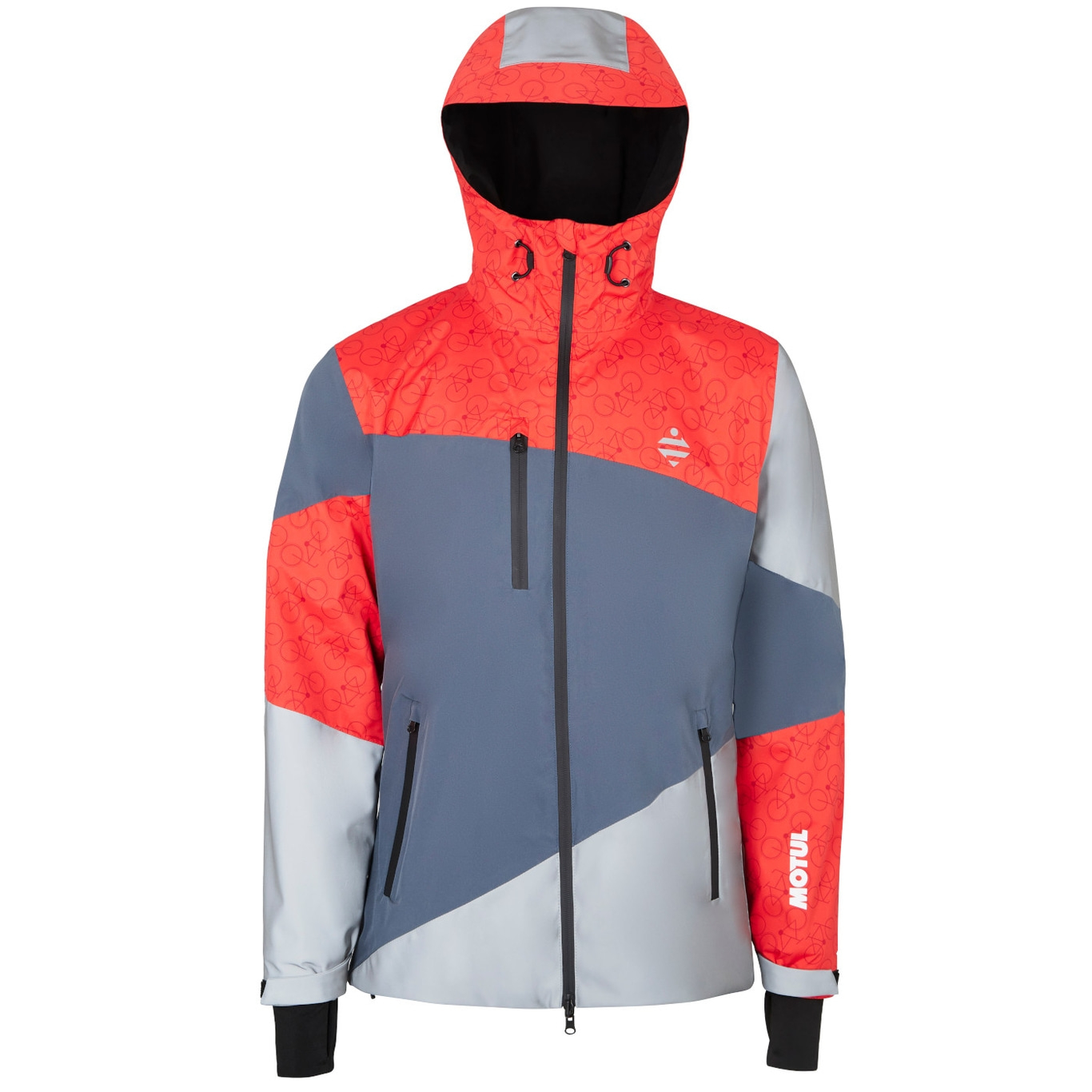 MOTUL Fahrrad-Wendejacke UNISEX von URBAN CIRCUS HERGESTELLT AUS RECYCELTEM STOFF Größe XXS
