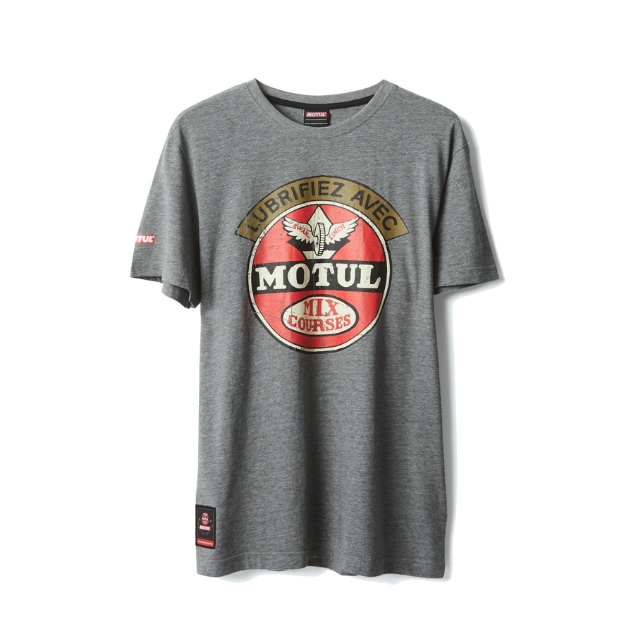 Motul Short Sleeve T-Shirt Grey Mottled
