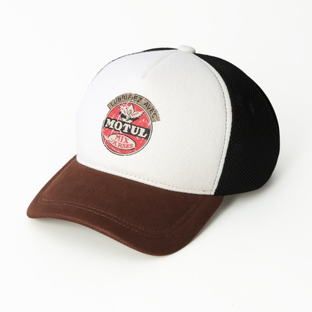 MOTUL BASEBALL CAP UNISEX weiß/schwarz