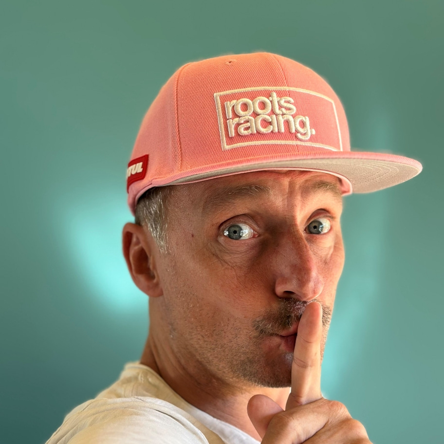 Roots Racing Cap Pinky