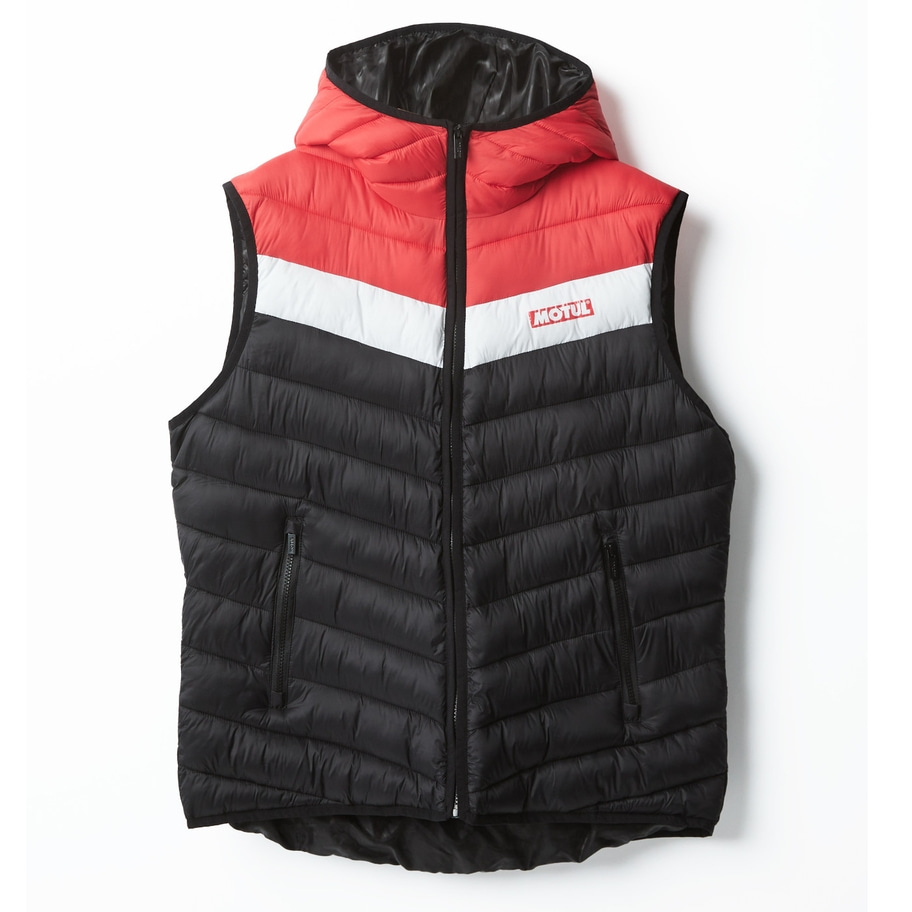 MOTUL nylon vest black / red / white
