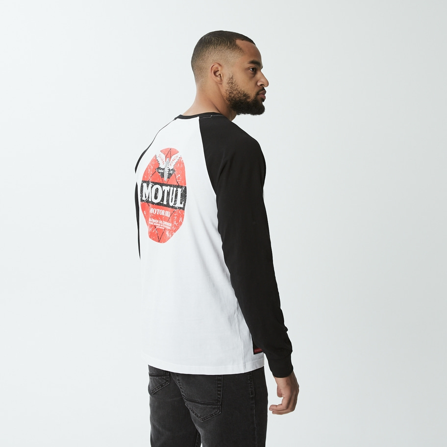 MOTUL Longsleeve weiß/schwarz
