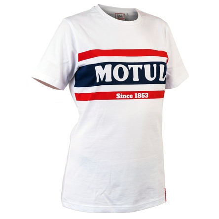 MOTUL T-Shirt mit weißem Streifen