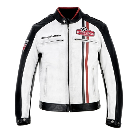 Helstons Indy Buffalo Lederjacke Weiß