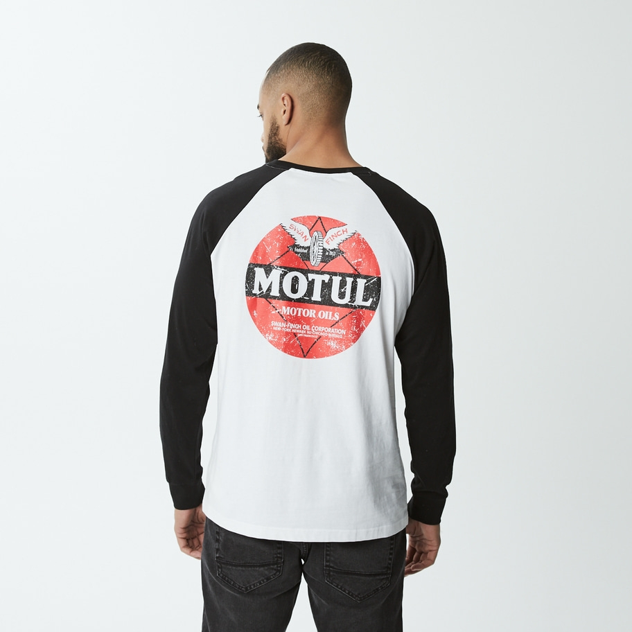 MOTUL Longsleeve weiß/schwarz