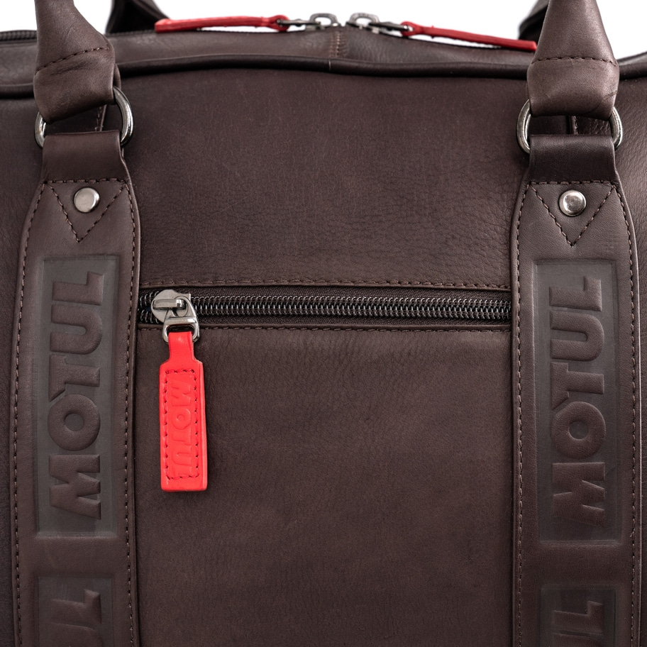 LEATHER DUFFLE BAG MOCHA