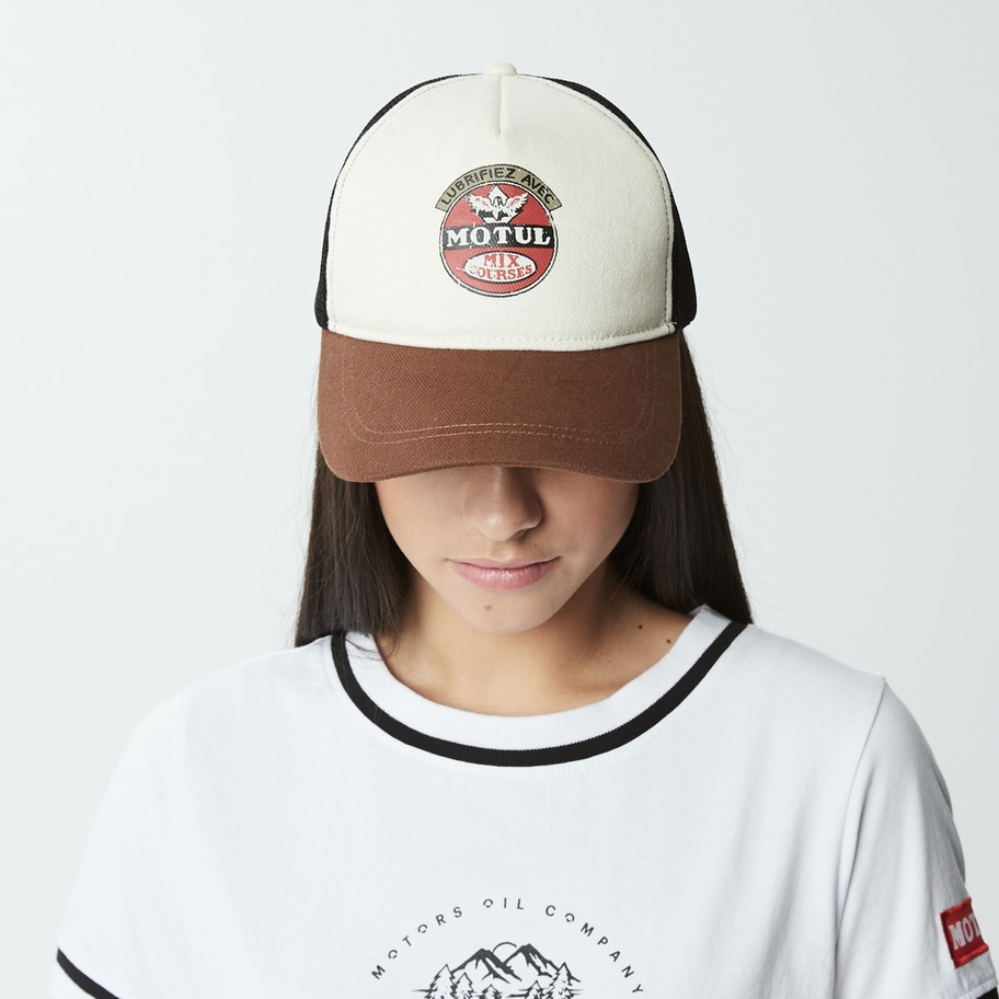 MOTUL BASEBALL CAP UNISEX white/black