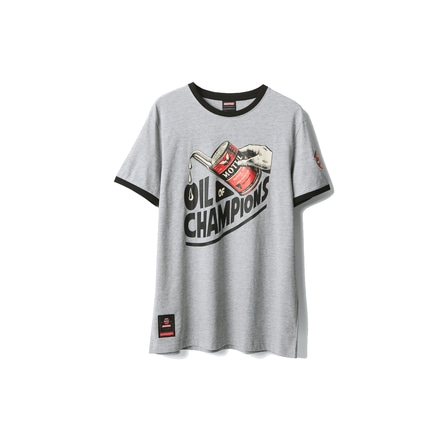 MOTUL Kurzärmeliges T-Shirt hell grau meliert