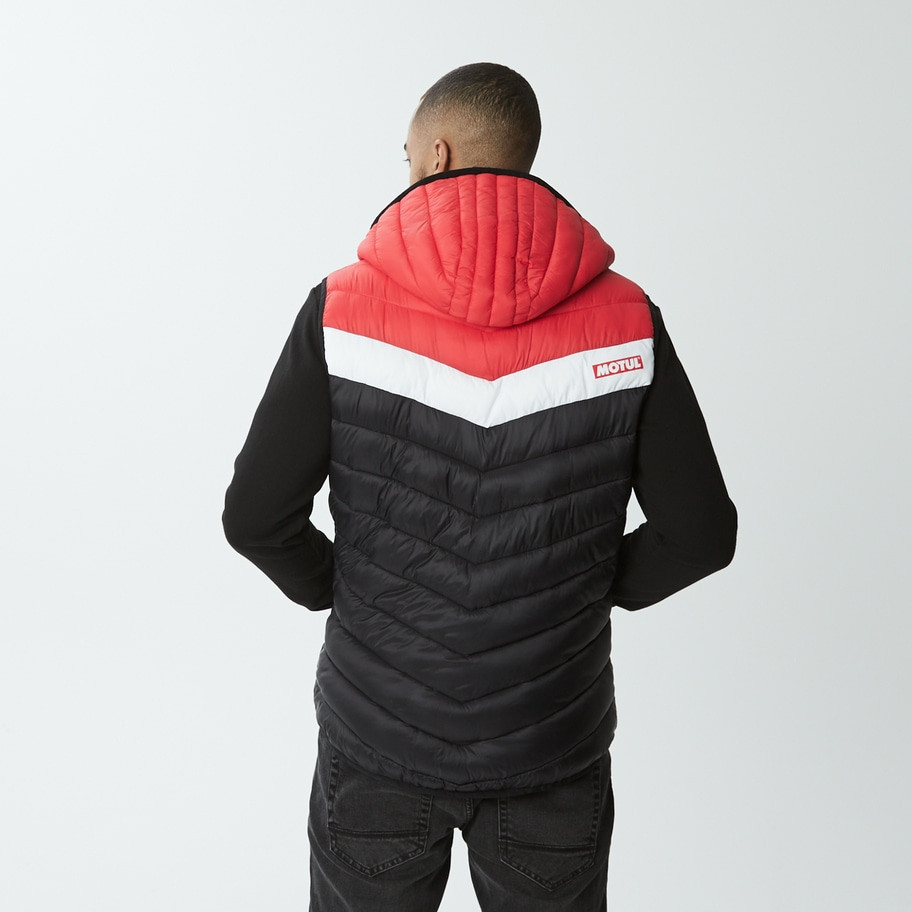 MOTUL nylon vest black / red / white